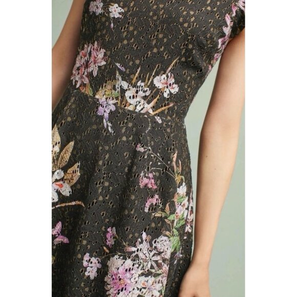 Anthropologie Eri + Ali | Nevaeh Floral Dress | Excellent Condition | Size 6 - Picture 4 of 10